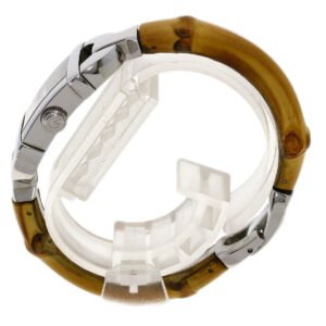 GUCCI Watches Quartz 6800L Stainless Steel, Bamboo Silver Bamboo Silver dial Women Used | AlmaBagz