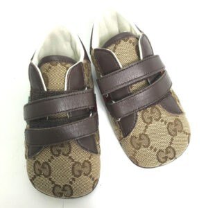 GUCCI sneakers , GG canvas beige baby BABY GG Sherry line sneakers Kids 19 Used | AlmaBagz