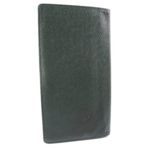 Louis Vuitton Black Leather Porte carte credit Pression wallet accessories | AlmaBagz