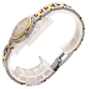 HERMES Watches Quartz Stainless Steel , SSxGP gold Clipper Old Belt Ivory dial Women Used | AlmaBagz