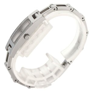 GUCCI Watches Quartz 3900L Stainless Steel , Stainless Steel Silver Diamond Bezel Silver dial Women Used | AlmaBagz