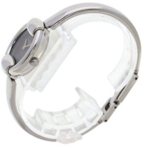 GUCCI Watches Quartz Stainless Steel , Stainless Steel Silver 1400L black dial Women Used | AlmaBagz