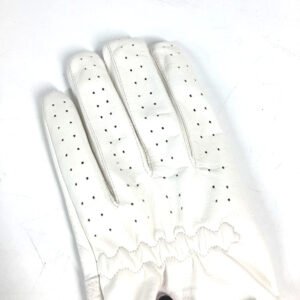 GUCCI gloves leather white For left hand Golf Gloves 8 | AlmaBagz