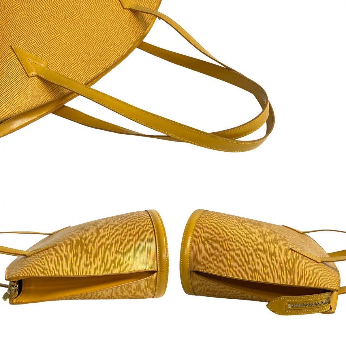 LOUIS VUITTON Shoulder Bag leather yellow Epi Saint Jacques Poignier Long | AlmaBagz - Image 5
