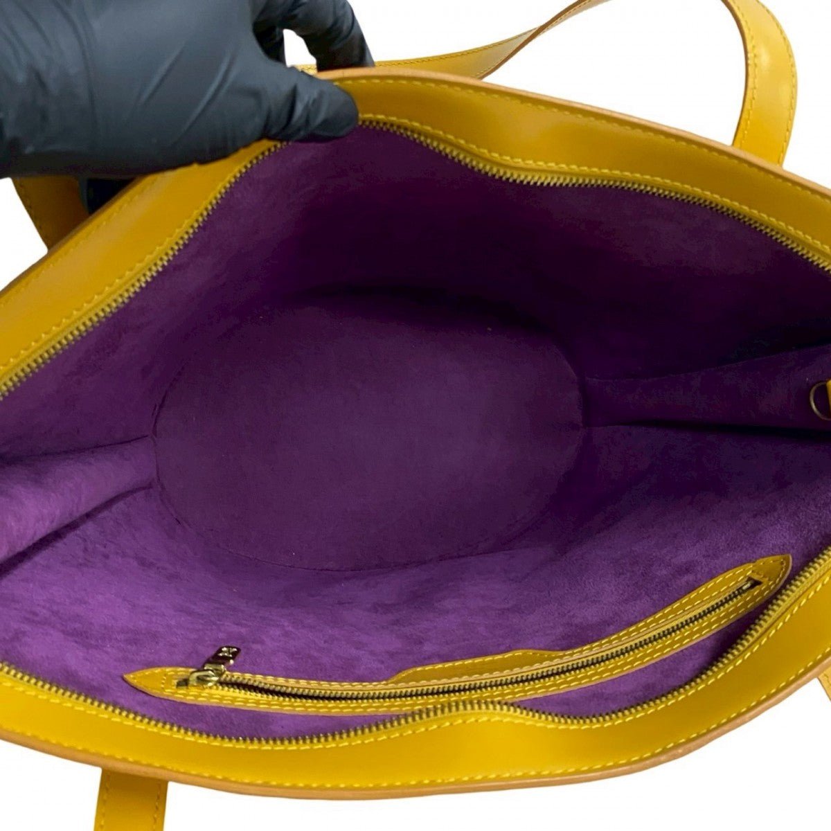 LOUIS VUITTON Shoulder Bag leather yellow Epi Saint Jacques Poignier Long | AlmaBagz - Image 8