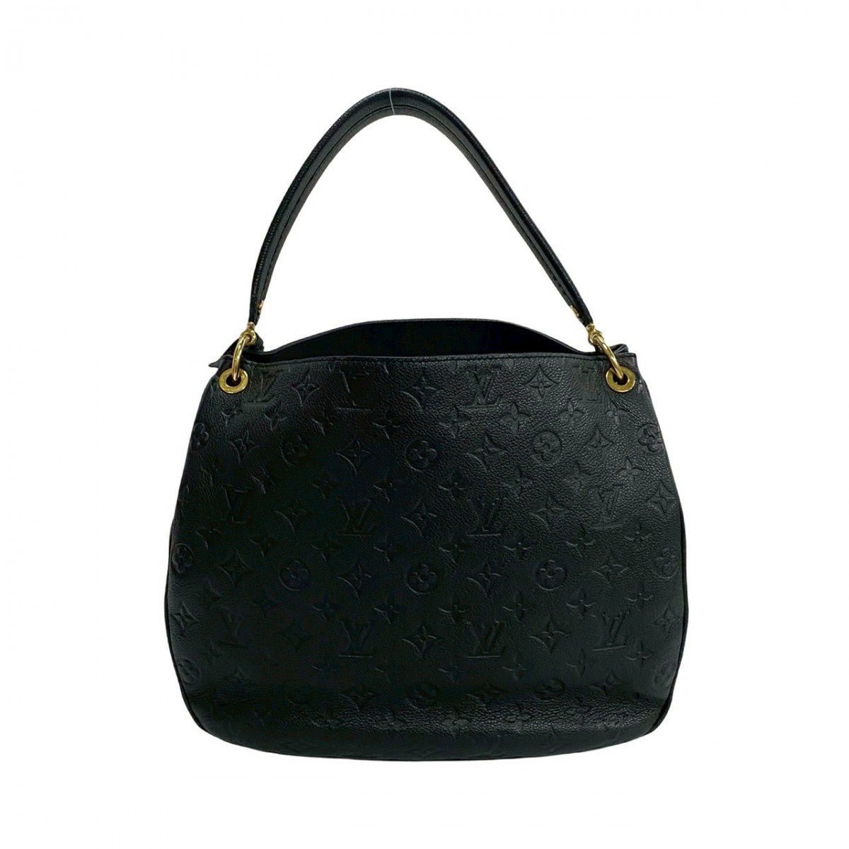 LOUIS VUITTON Shoulder Bag leather black Monogram Ann Platt Spontini | AlmaBagz - Image 4