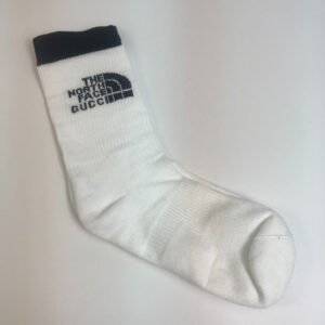 GUCCI socks 4G492 cotton white the north face north face collaboration mens M Used | AlmaBagz