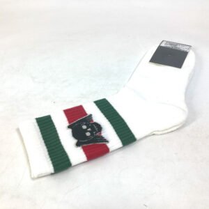 GUCCI socks 553123 cotton white Pair set wing skull mens M Used | AlmaBagz
