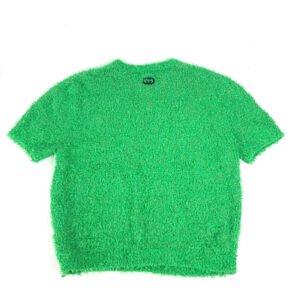 GUCCI Short sleeve T-shirt cotton green GG Women XS Used | AlmaBagz