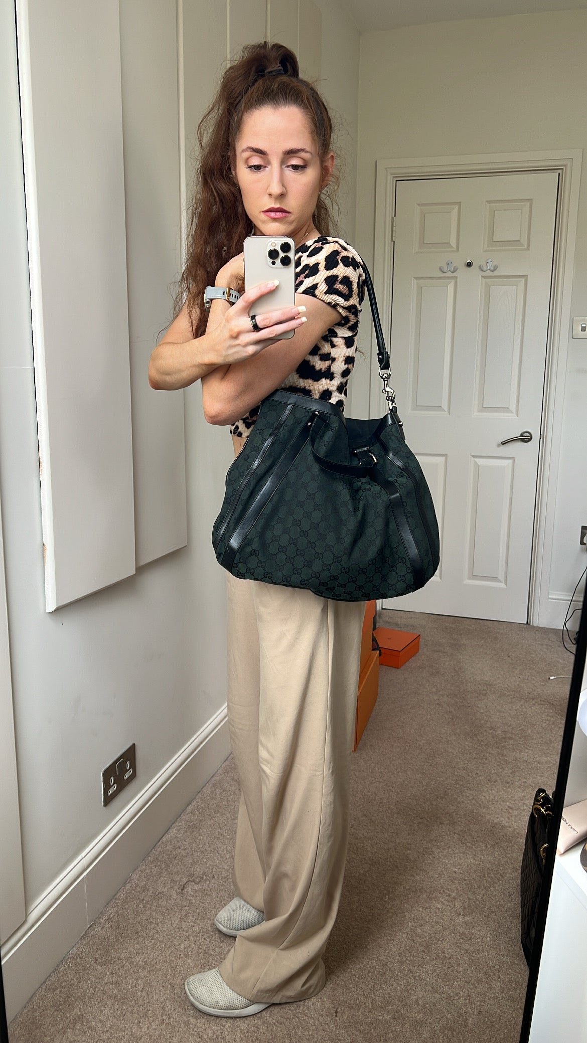 Gucci Abbey Convertible GG Canvas Tote | AlmaBagz - Image 2