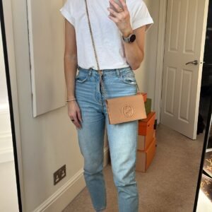 Gucci Rose Beige Soho Chain Wallet | AlmaBagz