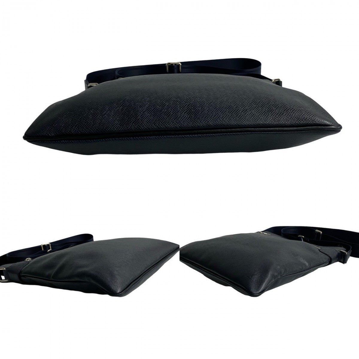 LOUIS VUITTON Shoulder Bag leather Navy Taiga Sasha | AlmaBagz - Image 6