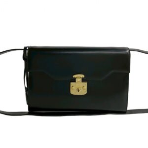 GUCCI Shoulder Bag leather black Ready lock | AlmaBagz