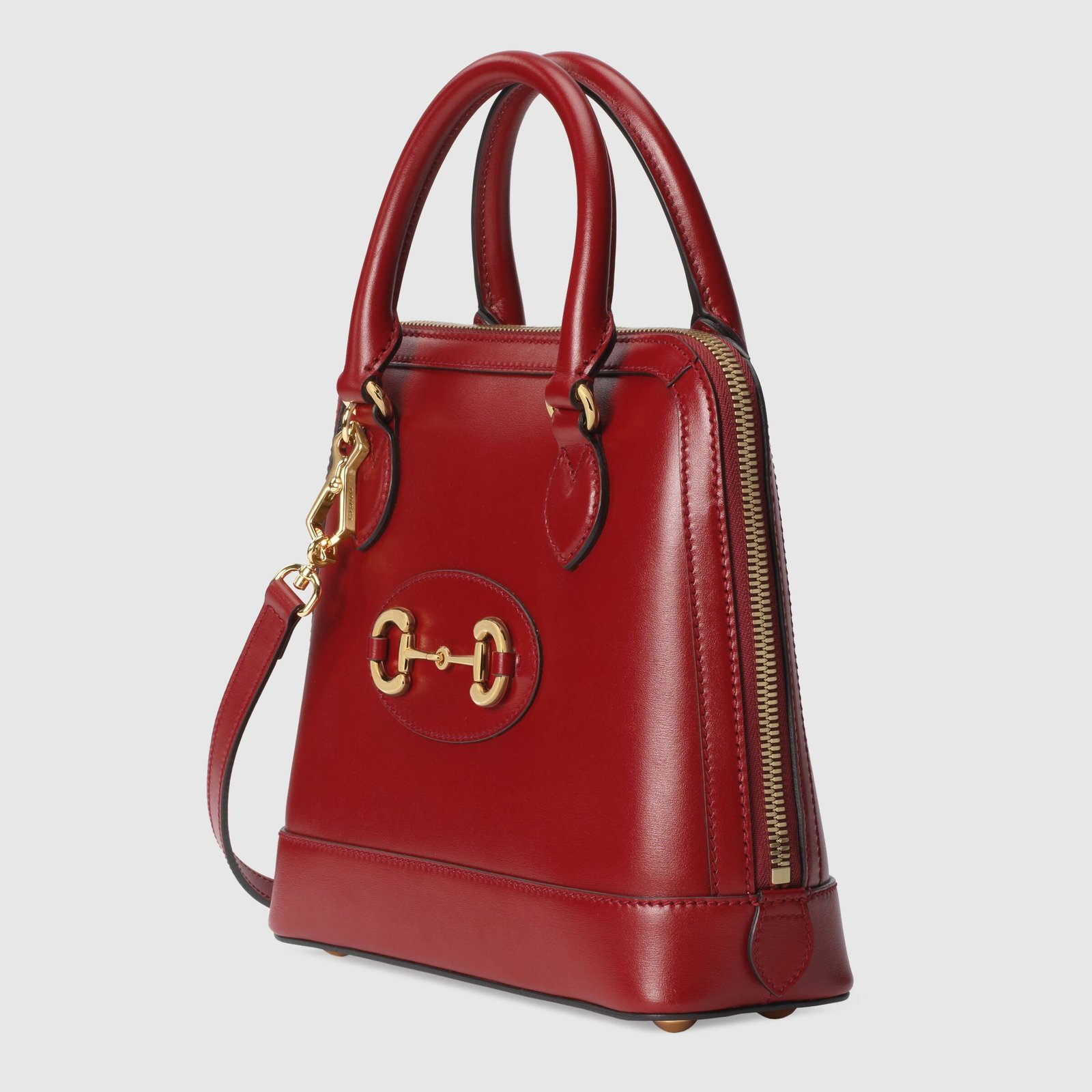 Gucci 1955 Horsebit Small Top Handle Bag Red | AlmaBagz