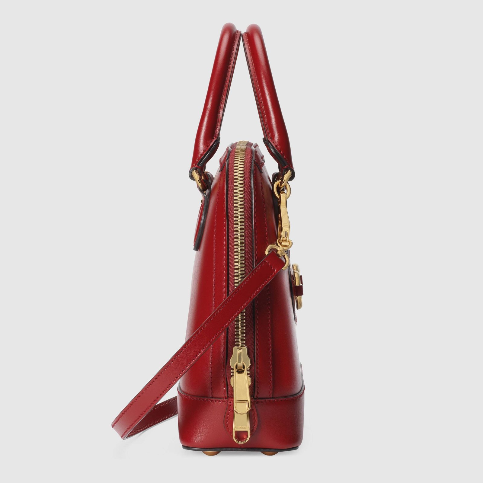 Gucci 1955 Horsebit Small Top Handle Bag Red | AlmaBagz - Image 3