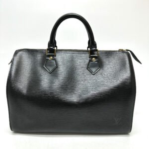 LOUIS VUITTON Boston Duffel bag M59022 Epi Leather black Speedy 30 | AlmaBagz
