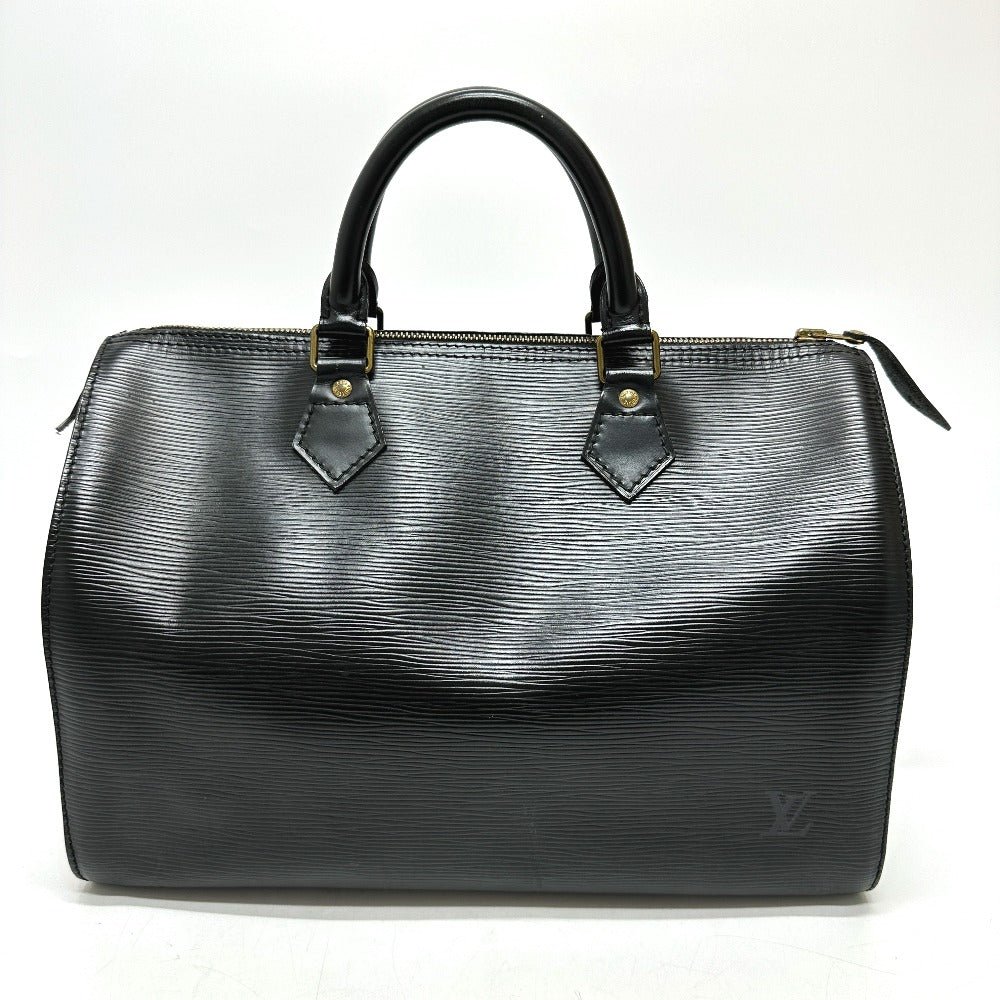 LOUIS VUITTON Boston Duffel bag M59022 Epi Leather black Speedy 30 | AlmaBagz