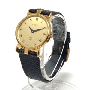 GUCCI Watches Quartz 3400F Gold Plated gold gold dial mens Used | AlmaBagz