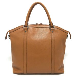 GUCCI Handbag 33955 leather Brown Interlocking G charm Women Used | AlmaBagz