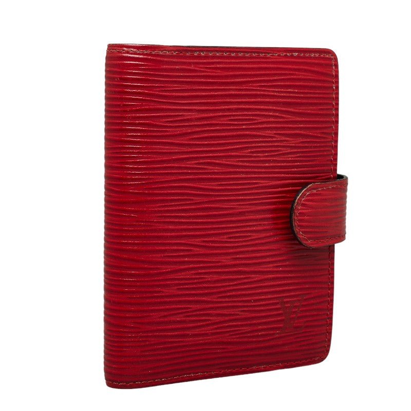 Louis Vuitton Epic Miniature Handbook Cover R20077 Castilian Red Noir Leather Louis Vuitton | AlmaBagz
