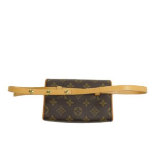 LOUIS VUITTON Hip bag M51855 Monogram canvas Brown Pochette Florentine Women Used | AlmaBagz