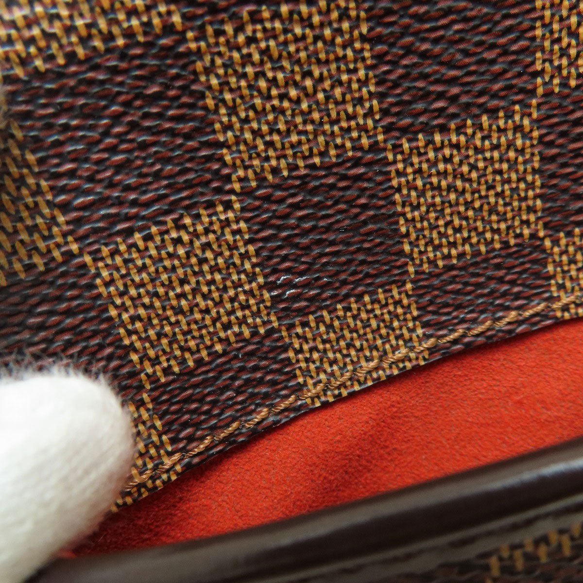 LOUIS VUITTON Shoulder Bag N51296 Damier canvas Brown Pochette Ipanema PM Damier Ebene Women Used | AlmaBagz - Image 11