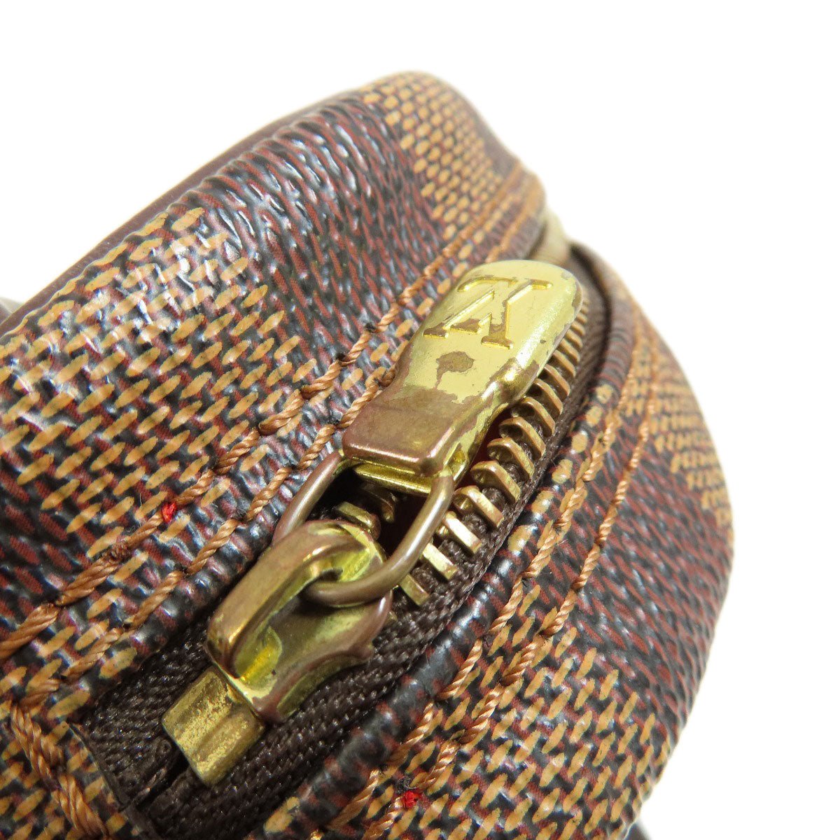 LOUIS VUITTON Shoulder Bag N51296 Damier canvas Brown Pochette Ipanema PM Damier Ebene Women Used | AlmaBagz - Image 12