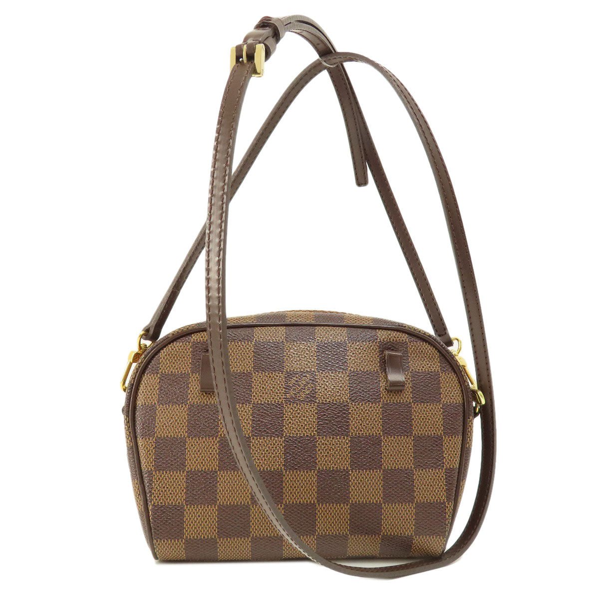 LOUIS VUITTON Shoulder Bag N51296 Damier canvas Brown Pochette Ipanema PM Damier Ebene Women Used | AlmaBagz