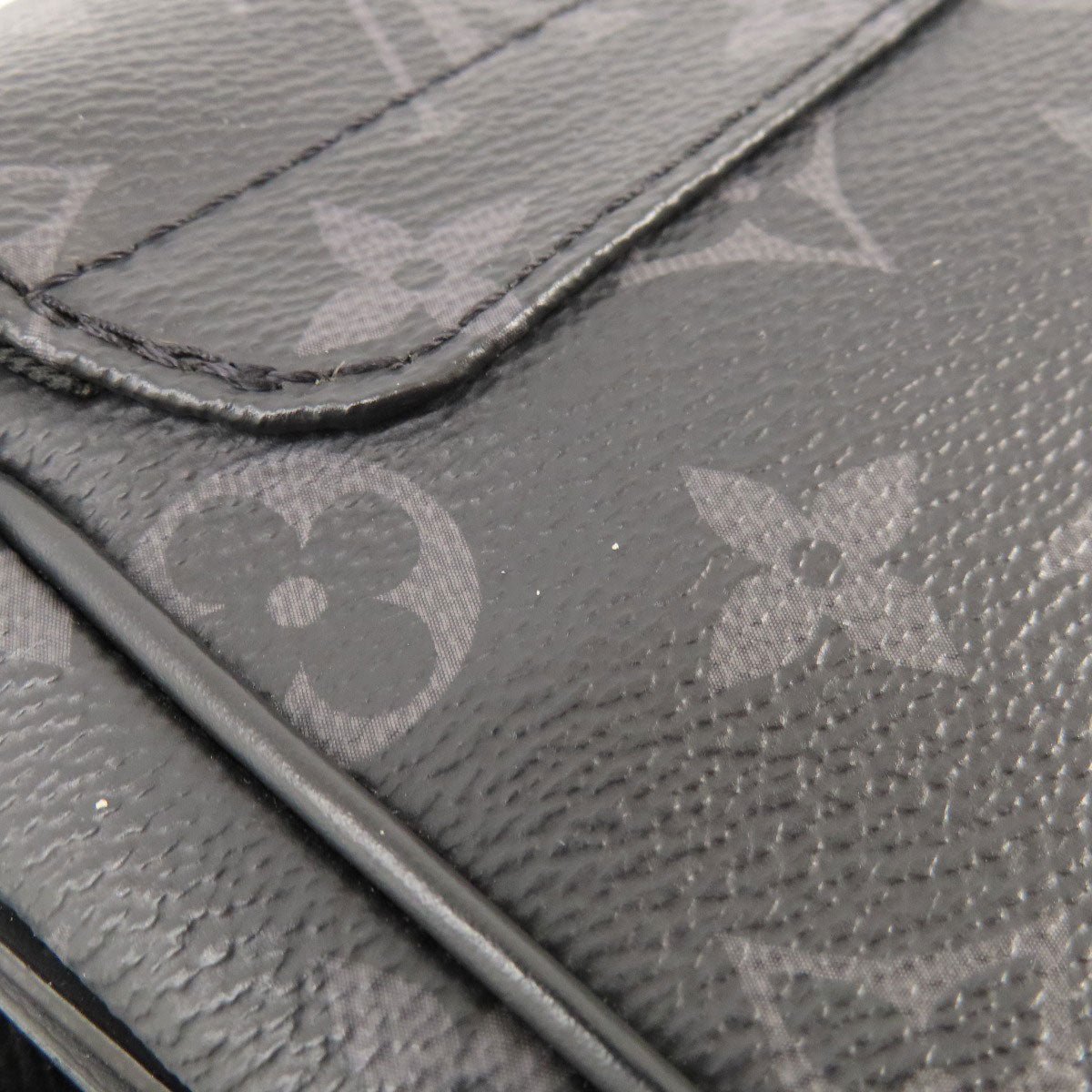 LOUIS VUITTON Shoulder Bag M44000 Monogram Eclipse black District PM Monogram Eclipse Women Used | AlmaBagz - Image 12