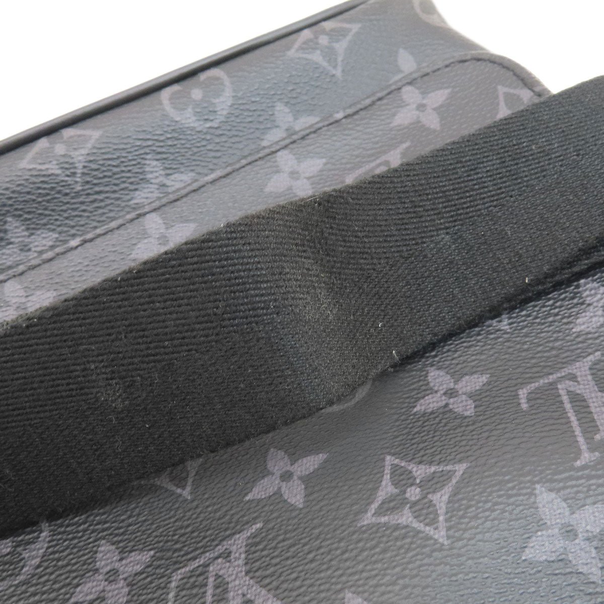 LOUIS VUITTON Shoulder Bag M44000 Monogram Eclipse black District PM Monogram Eclipse Women Used | AlmaBagz - Image 14