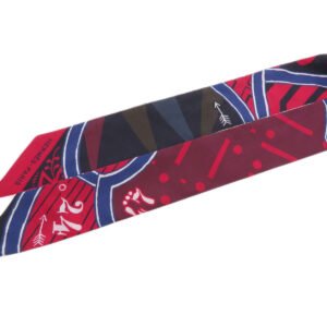 HERMES scarf silk Red Twilly  Women Used | AlmaBagz