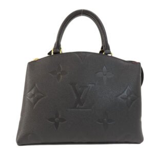 LOUIS VUITTON Handbag M58916 Monogram Ann Platt black Petit Palais PM Emplant Women Used | AlmaBagz
