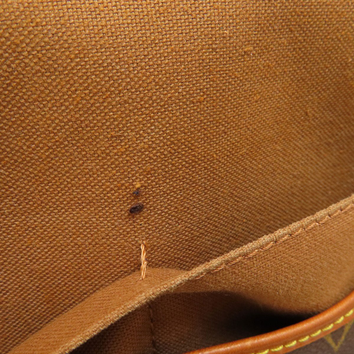 LOUIS VUITTON Shoulder Bag M42254 Monogram canvas Brown Saumur L Monogram Women Used | AlmaBagz - Image 8