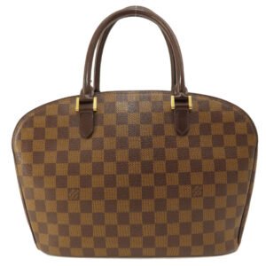 LOUIS VUITTON Handbag N51282 Damier canvas Brown Saria Horizontal Damier Ebene Women Used | AlmaBagz