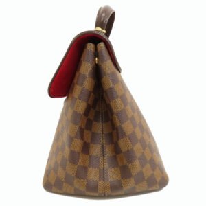 LOUIS VUITTON Handbag N41168 Damier canvas Brown Bergamo MM Damier Ebene Women Used | AlmaBagz