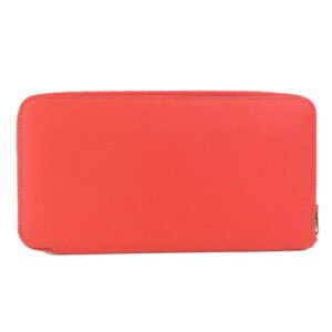 HERMES Long Wallet Purse Epsom Orange Azap Silk in Long | AlmaBagz