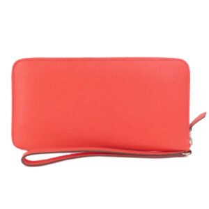 HERMES Long Wallet Purse Epsom Red Azap Classic | AlmaBagz