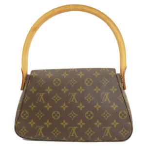 LOUIS VUITTON Handbag M51147 Monogram canvas Brown Mini Looping Monogram Women Used | AlmaBagz