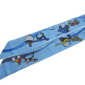 HERMES scarf silk blue Twilly Women Used | AlmaBagz