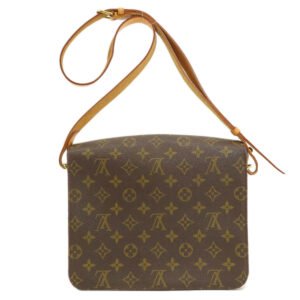 LOUIS VUITTON Shoulder Bag M51252 Monogram canvas Brown Cartouchiere monogram Women Used | AlmaBagz