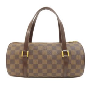 LOUIS VUITTON Handbag N51304 Damier canvas Brown Papillon 26 Damier Ebene Women Used | AlmaBagz
