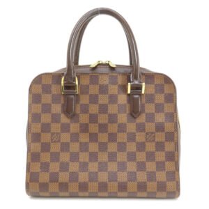 LOUIS VUITTON Handbag N51155 Damier canvas Brown Triana Damier Ebene Women Used | AlmaBagz