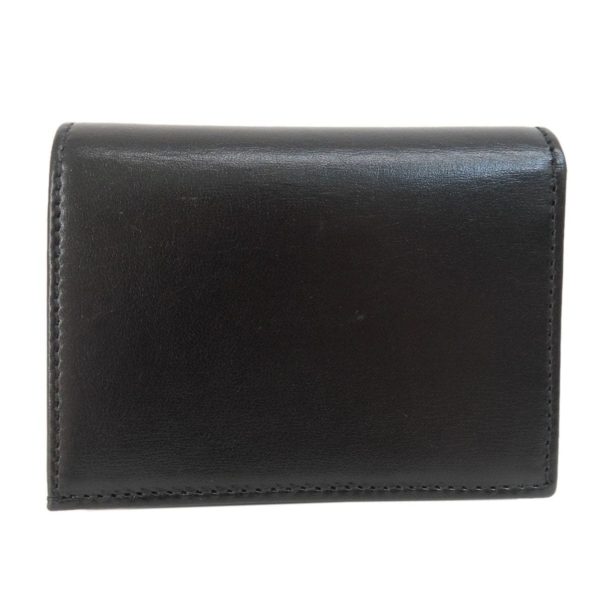 GUCCI Bifold Wallet 621887 leather black Horsebit | AlmaBagz