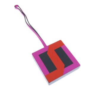 HERMES key ring Epsom, Leather pink Bag Charm Retorokare Women Used | AlmaBagz