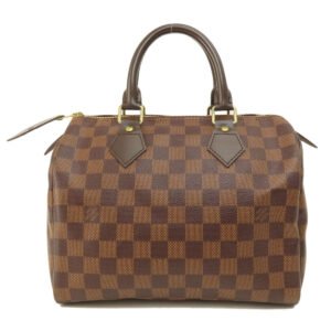 LOUIS VUITTON Boston Duffel bag N41532 Damier canvas Brown Speedy 25 Damier Ebene Women Used | AlmaBagz