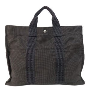 HERMES Tote Bag canvas gray Her LineMM Women(Unisex) Used | AlmaBagz
