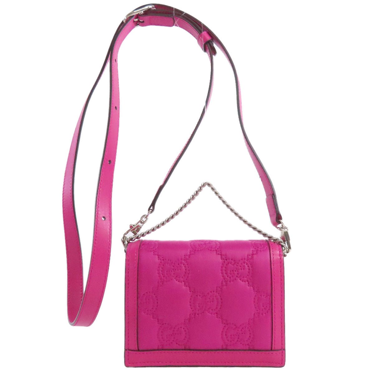 GUCCI Shoulder Bag 723777 Nylon pink GG Long Shoulder 2WAY Women Used | AlmaBagz