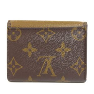 LOUIS VUITTON Bifold Wallet M80725 Monogram reverse Brown Zoe Women Used | AlmaBagz