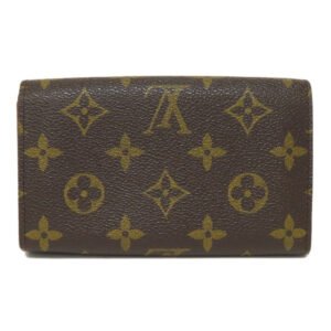 LOUIS VUITTON Bifold Wallet M61736 Monogram canvas Brown Portefeuille Tresol Women Used | AlmaBagz