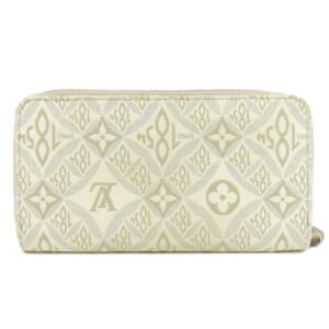 LOUIS VUITTON Long Wallet Purse M81172 Monogram Jaguar white Zippy Wallet SINCE1854 Women Used | AlmaBagz